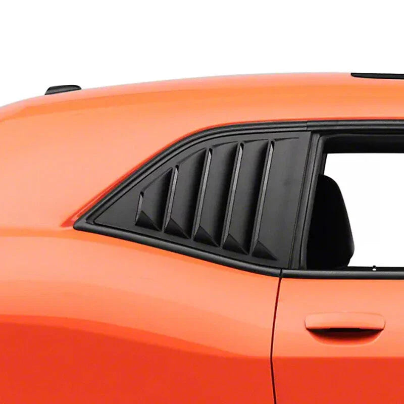 Dodge Challenger - Gloss Black Rear Side Window Louver Vent Cover (2008-2023)