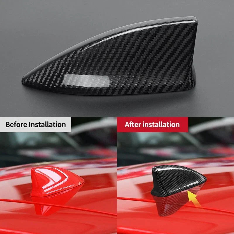 Honda Civic Hatch 2017-2021 Carbon Fiber Antenna Cover Trim