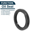 Oil Seal 52x70x9mm NBR Rubber Black 5Pcs