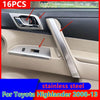 Toyota Highlander Door Handle Frame Trim Decor / 16X / (2008–2013)
