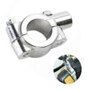 DIRT PIT PRO ATV Bike 10mm Chrome Silver Handle Bar Mirror Mount Clamp