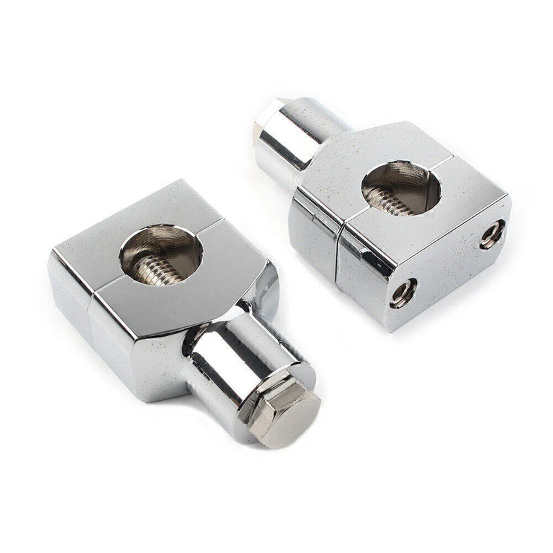 Harley Fatboy 1" Motorcycle Handlebar Risers Clamp Mounts