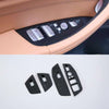 BMW X3 2018-2024 Carbon Fiber Window Lift Switch Cover Trim (4 x Pieces)
