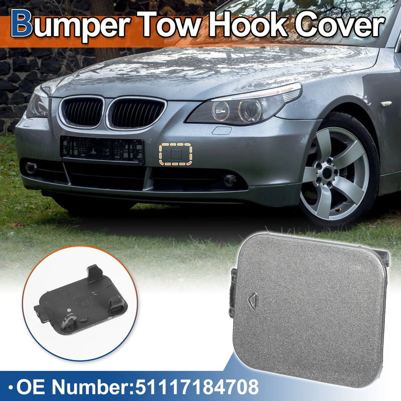 BMW 528i 535i Gray Tow Hook Cover (2008-2010)