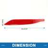 Hyundai Sonata (2011-2013) Red Rear Left Bumper Reflector