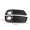 Audi A5 Fog Light Grille Cover with Chrome Ring (2008-2011)