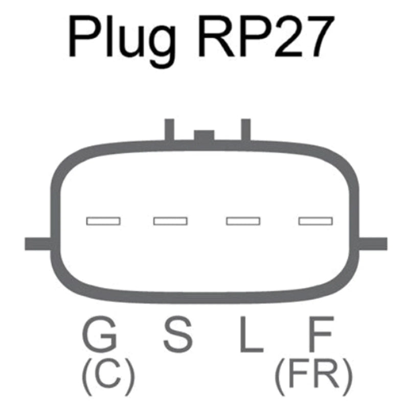 Mitsubishi Pajero Io QA 4 cyl 1.8L 4G93 Alternator (1999-2001)
