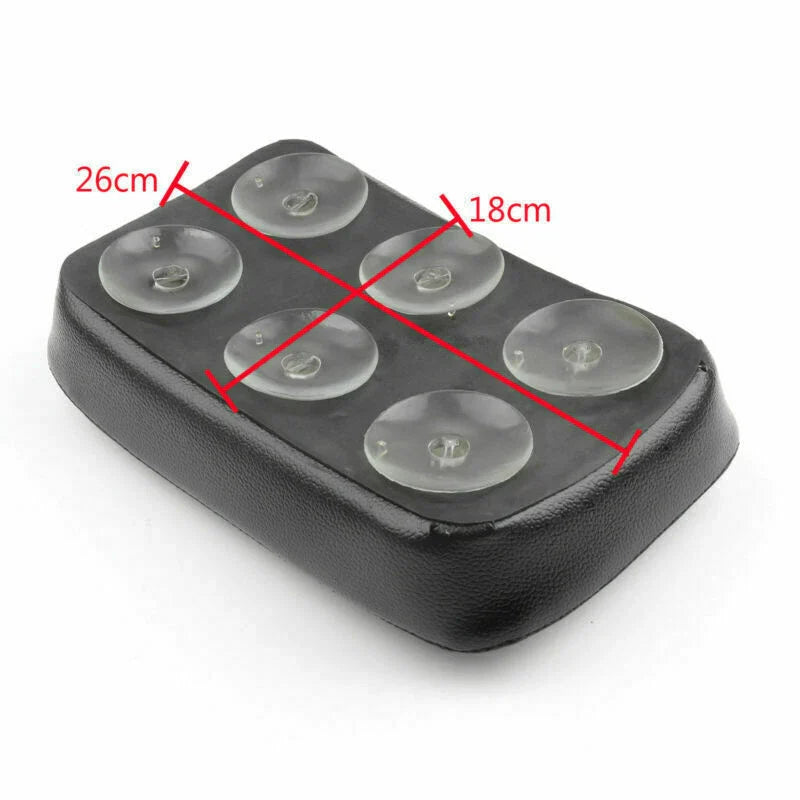 Custom Chopper Sportster 1x Rectangle Pad Seat with 6 Suction Cups (2004-2023)