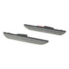 Ford Mustang Rear Smoked & White LED Bumper Side Marker Lights (2015-2023)