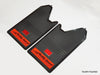 Universal Car Truck - Black Plastic Amber Reflector Mud Flaps Splash Guards