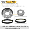 Honda TRX400FW Foreman Front Brake Drum Hub Dust Seal Kit (1995–2001)
