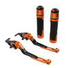 Honda VFR1200F Orange Brake Clutch Levers & Handlebar Grips Set (2010-2014)