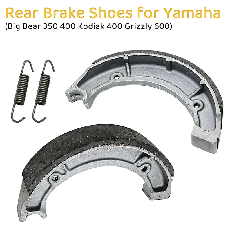 Yamaha Kodiak 400 YFM400FW 2 x Rear Brake Shoes (1993–1999)