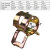 50 5-9mm Fastener Spring Clip Clamp Assortment