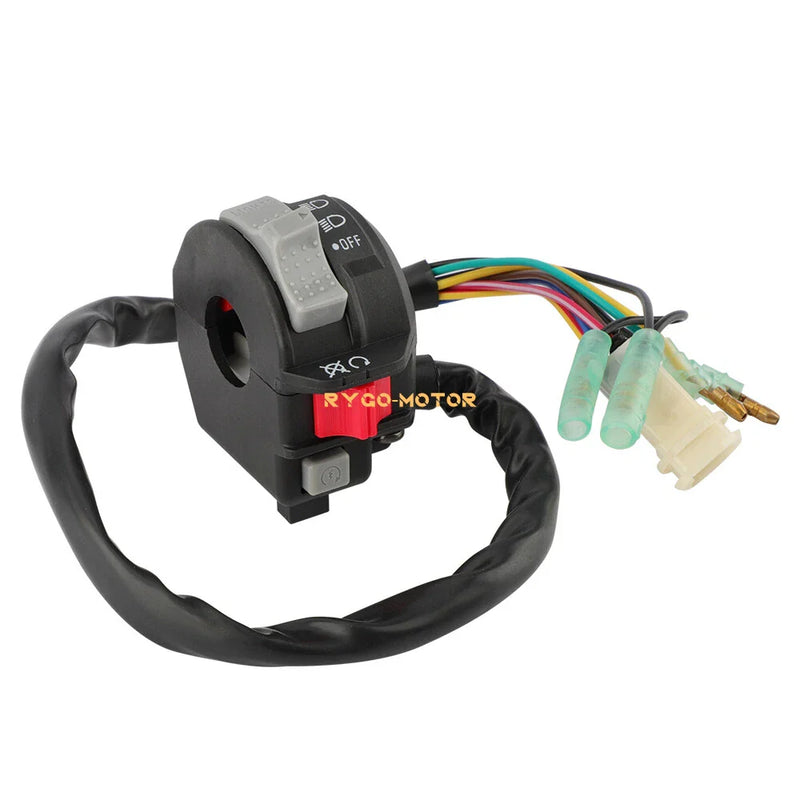 Yamaha Moto 4 YFM200DX Left Handlebar Switch Start/Off Headlight (1986–1989)