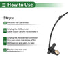 Nissan 370Z 2009-2014 Rear Right ABS Wheel Speed Sensor