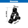 Make Model 2 x 17mm Racing Fork Preload Adjusters Aluminum Alloy Black