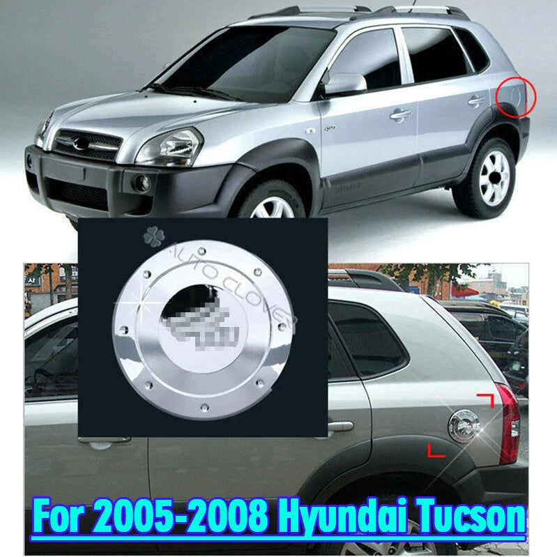 Hyundai Tucson Gas/Fuel Door Cap Cover Molding (2005–2008)