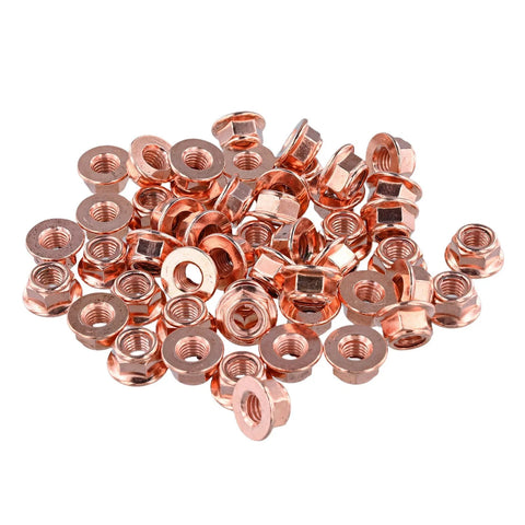 Car Lock Nuts / 50 x M8x1.25 / Exhaust Manifold