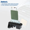 Chrysler Sebring - Black Green Silver Tone HVAC Blower Motor Resistor