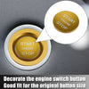 Land Rover Discovery, Range Rover Gold Tone Start Stop Button Cover Kit