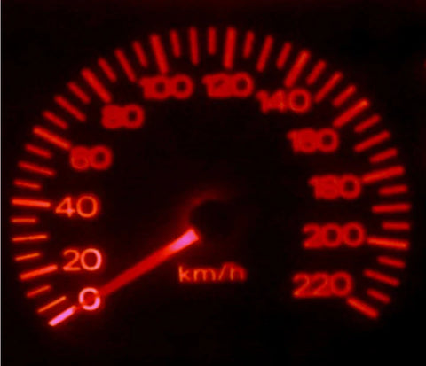 Mazda MX-6 Red LED Dash Instrument Cluster Light Upgrade Kit (1992-1997)