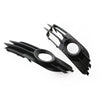 Audi A6 C7 Black Front Bumper Fog Light Grille (2012-2015)