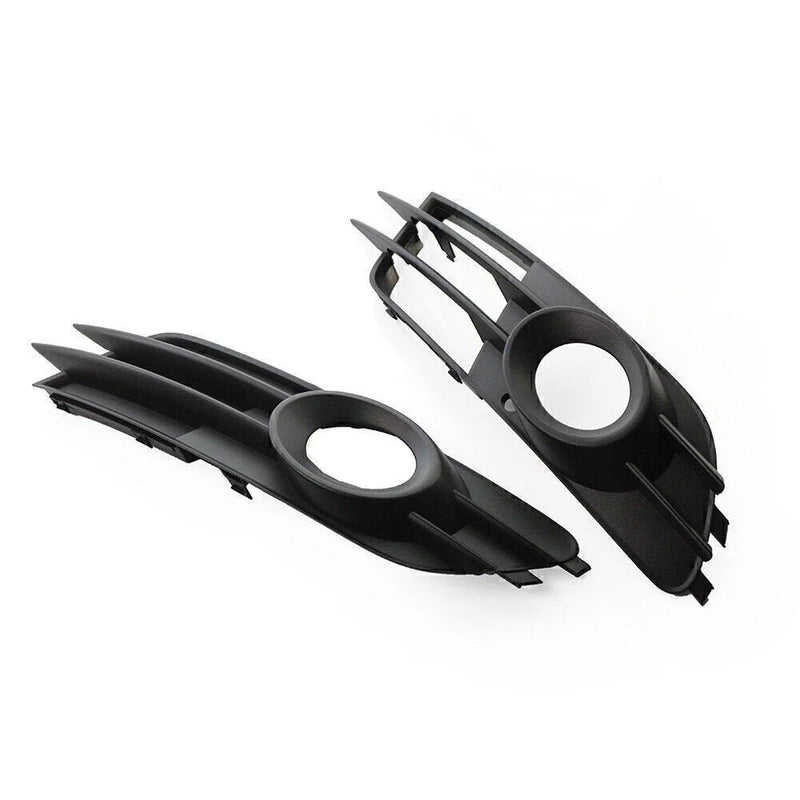 Audi A6 C7 Black Front Bumper Fog Light Grille (2012-2015)
