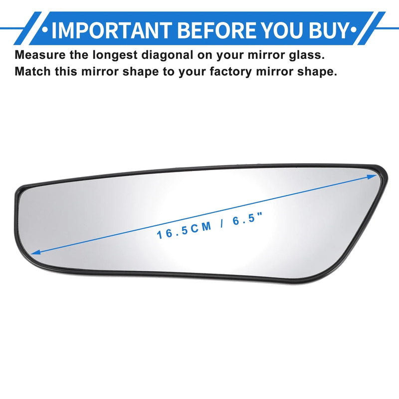 Ford E150 Left Driver Side Lower Mirror Glass (2004-2014)