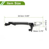 Hyundai Kia Front Right Silver Tone Exterior Door Handle (2011-2019)