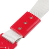Train Bus - Silver & Red Sakura Shaped Ring Handle Strap