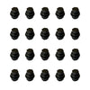 Chevrolet Buick Pontiac 20 x Black Lug Nut Covers M24-2.0 Hex 19mm