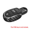 Mini F54 F55 F56 F57 F60 Real Carbon Fiber Key Fob Case 'U' Frame Cover