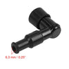 CG125 GN125 Motorcycle Dirt Bike 5pcs Spark Plug Cap Cover Black Waterproof