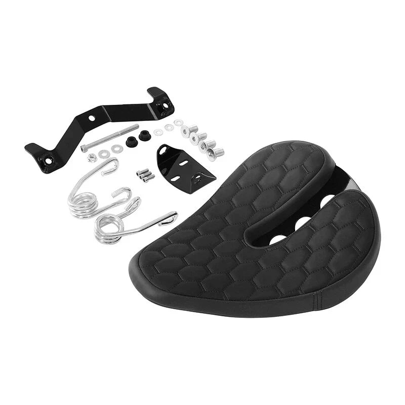 Harley Sportster Black Driver Rider Seat & Bracket Spring (2004-2006)