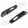 Honda CBR600RR (2003-2014) - Black Footrests Rider Rear Foot Pegs Set