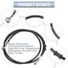Brake Line / 10mm / Motorcycle Hydraulic Brake Line Oil Hose Pipe Stainless Steel Black