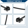 PEUGEOT 206 1.4 (1998-2012) Rubber Black 1 x Pc Heater Hose