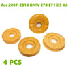BMW E70 E71 X5 X6 4 x Front Strut Mount Support Shock Bushings (2007-2013)