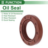 5 x Oil Seal Seal Ring Rotary Shaft Seal FKM Rubber 27x43x7mm Brown