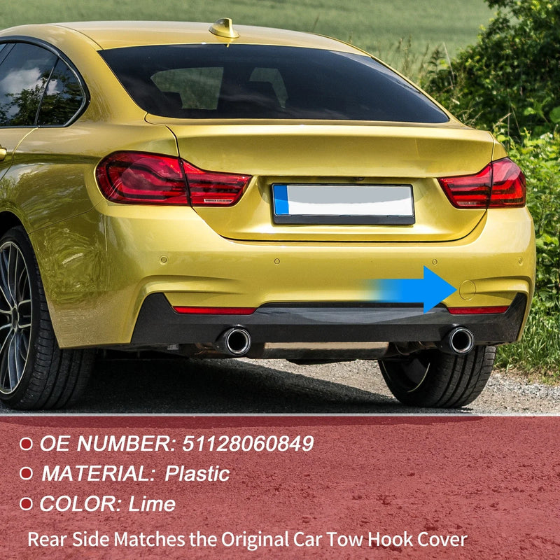 BMW 428i (2014-2016) - Grey 1 Pcs Rear Tow Hook Cover