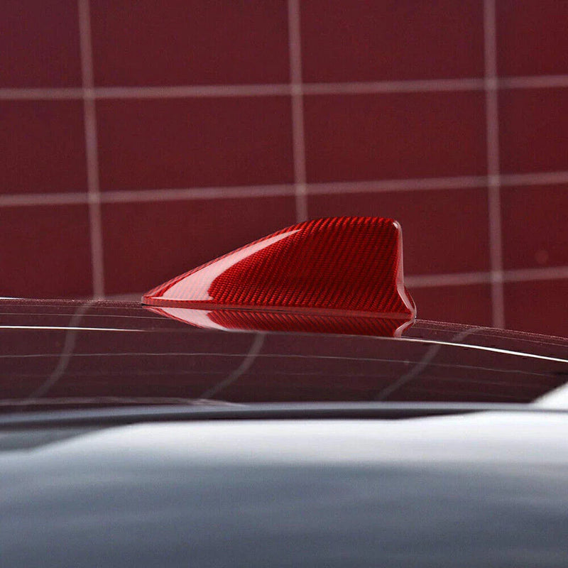 BRZ 86 FR-S Red Carbon Fiber Shark Fin Roof Antenna Trim Cover (2013-2020)