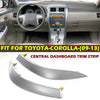 Toyota Corolla A/C Outlet Air Vent Panel Trim Strip (2009-2013)