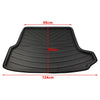 BMW X3 Black Rear Trunk Cargo Mat Liner (2004-2010)