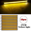 Car - Waterproof () 10 x Yellow LED Strip DRL Daytime Running Lights
