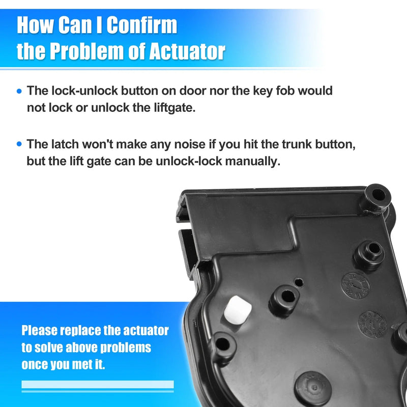 Dodge Chrysler Jeep Tailgate Trunk Latch Lock Actuator