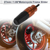 Motorcycle 16mm Aluminum Alloy Motorcycle Slider Frame Bolt Nut 1x Orange