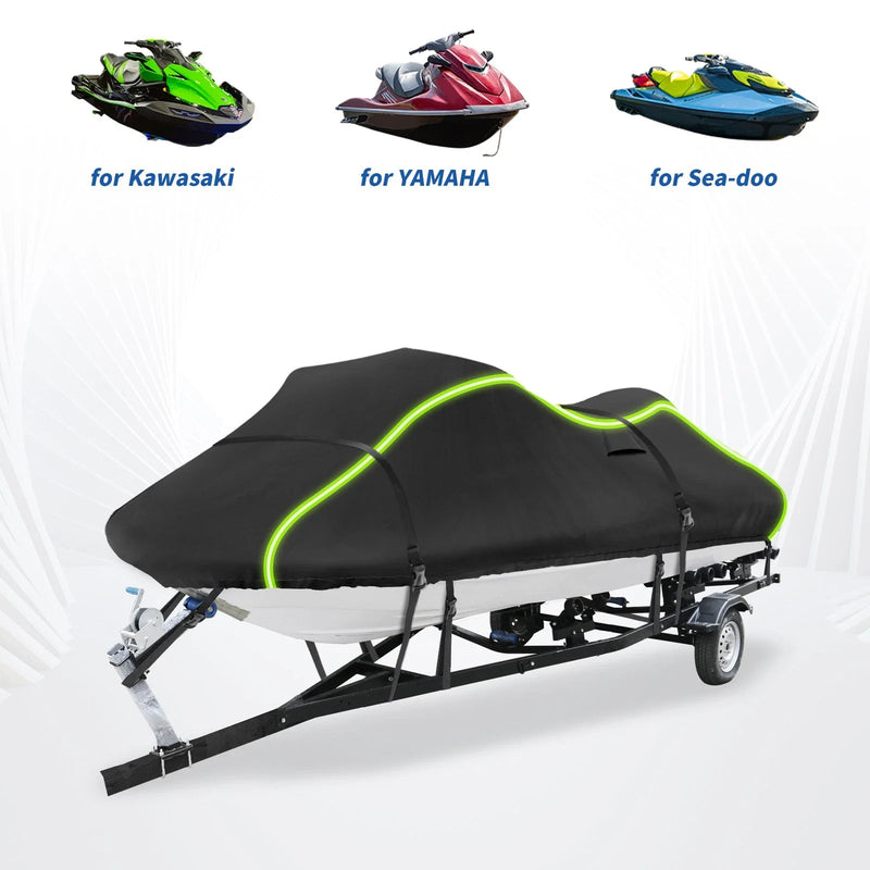 Seadoo Kawasaki 90" 1 Seat Black Cover