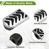 Motorcycle FootPegs 3.9" Front Footrest Metal Foot Pedal Black 1 Pair