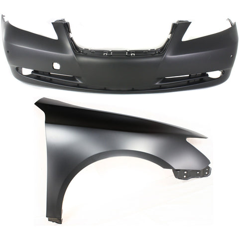 Bumper Cover Kit For 2007-2009 Lexus ES350 with Front